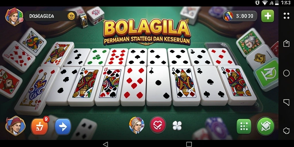 Gameplay seru dan interaktif BOLAGILA dalam permainan Domino.